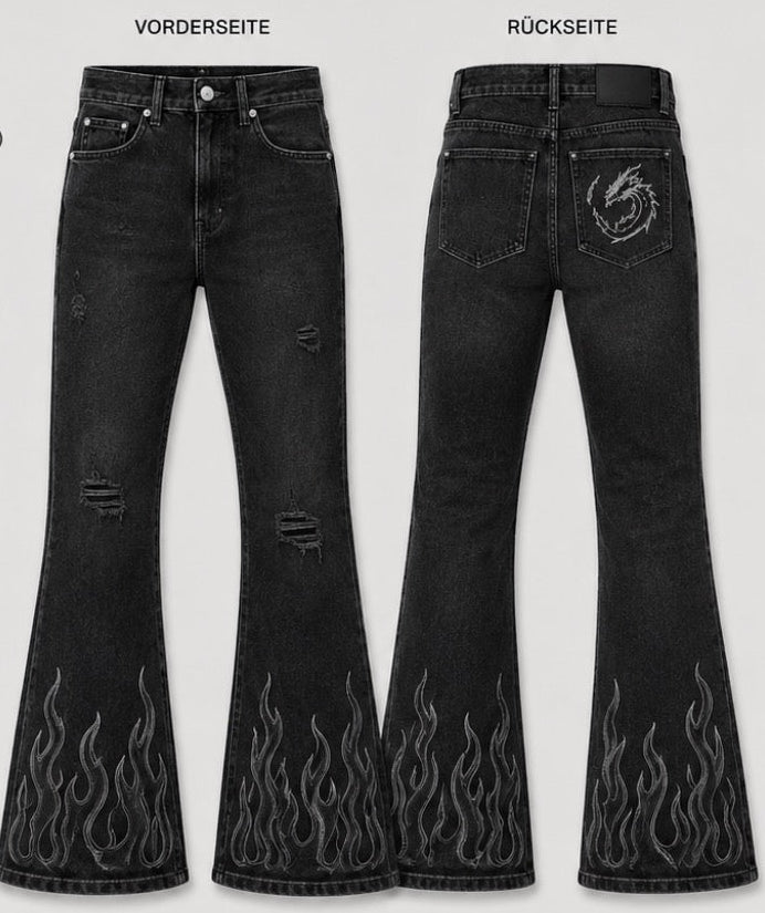 onyx dragonflare denim